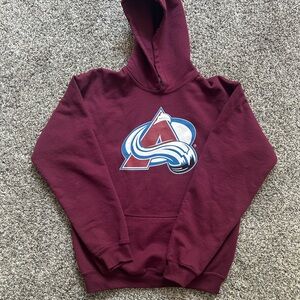 Colorado Avalanche Burgundy Hoodie with Graphic